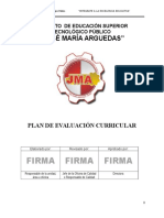 Plan Evaluacion Curricular