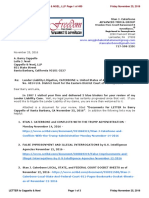 VITALLY IMPORTANT - LETTER and DOCUMENT To Cappello & Noel, LLP of Santa Barbara, CA Friday November 25, 2016