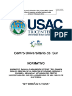 Normativo Tesis Derecho Anexo No. 1 Acta 09 2013