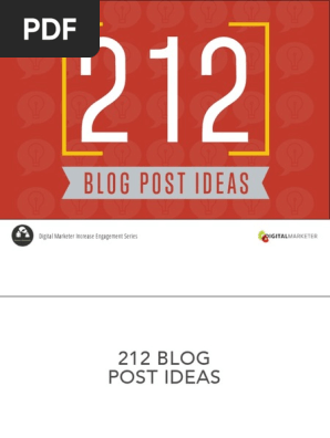 212 Blog Post Ideas 1