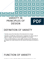 Variety in Principles of Graphic Design Updated