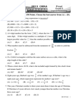 2015 WMI Grade 5 Questions Part 1 PDF