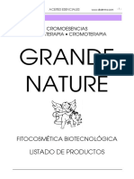 Grande Nature Cromoesencias Aromaterapia Cromoterapia