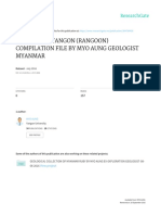 Geology of Yangon (Rangoon) Compilation File by Myo Aung Myanmar