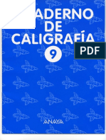 Cuaderno Caligrafia Anaya 9 PDF