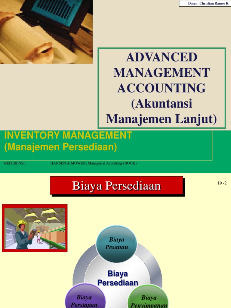 Manajemen Persediaan Tradisional dan JIT | PDF