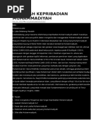 Download MAKALAH KEPRIBADIAN MUHAMMADIYAH by RyanSangMaestro SN332297786 doc pdf