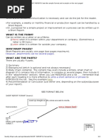Short Report Writing Guidelines | PDF | Memorandum | Human Communication