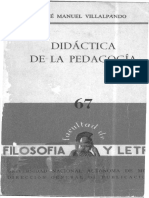 67 J M Villalpando Didactica de La Pedagogia 1965