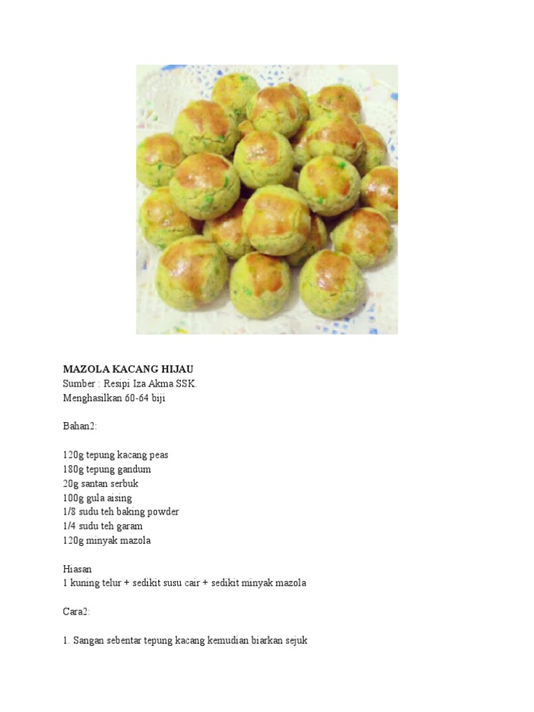 Mazola Kacang Hijau Pdf