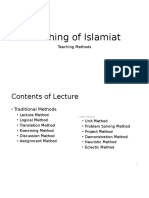 20161111 Teaching of Islamiat
