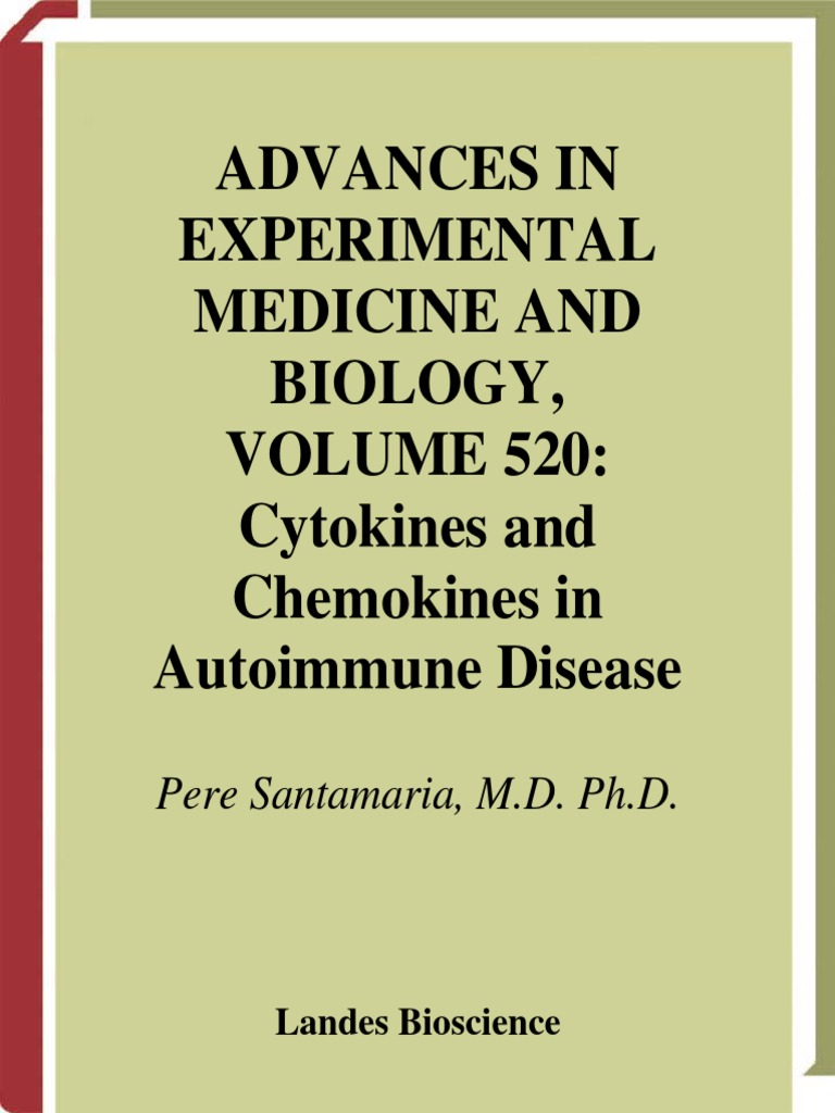 Cytokines and Chemokines in Autoimmune Disease | PDF | Interleukin 10 ...