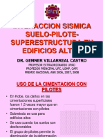 Interacción sísmica suelo-pilotes-superestructura en edificios altos