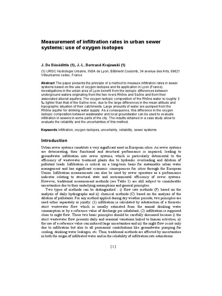 Measurement Of Infiltration , Methods for measuring soil infiltration ...