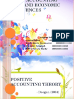 Positive Accounting Theory and Economics Consequences