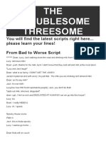The Troublesome Threesome Scripts Final
