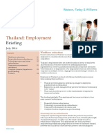 WFW Thailand EmploymentWorkforceReductions