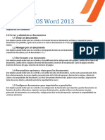 Mos Word 2013