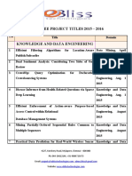 EBliss Project TitlesList 2015 New