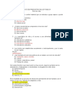 Banco de Preguntas Salud Publica