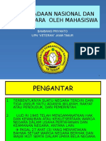 Kewaspadaan Nasional Dan Bela Negara Bagi Mahasiswa1