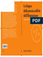 La Lingua Della Poesia Nell Eta Dell Ill PDF