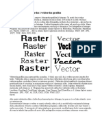 Kako Razlikovati Rastersku I Vektorsku Grafiku PDF