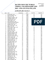 Individual Results After Session III