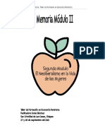 Memoria 2do Modulo Escuela de Economia Feminista PDF