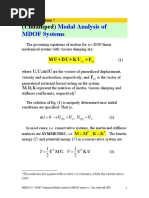 HD 7 Modal Analysis Undamped MDOF