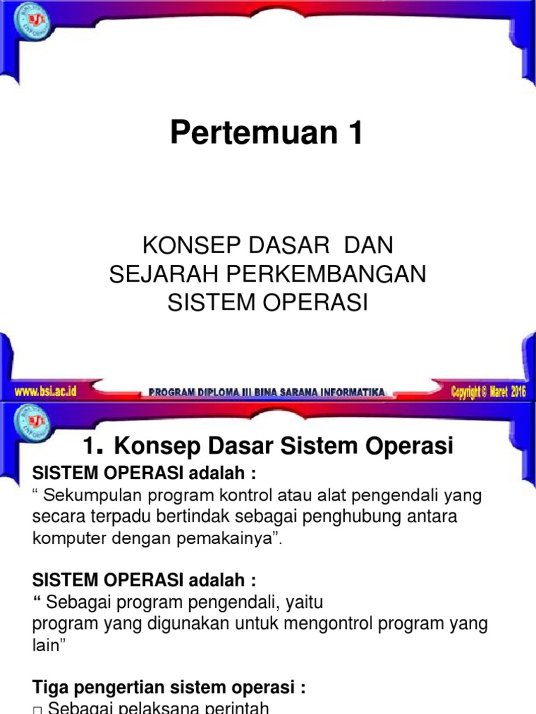 Sistem Oprasi | PDF | Komputer