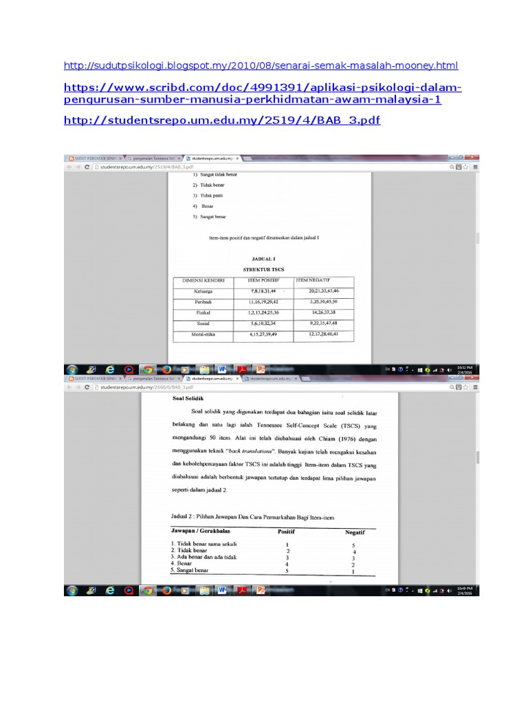 Laporan Analisis Ujian Psikologi