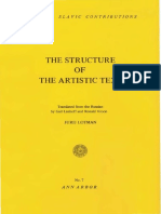 Lotman, Jurij (1977) The Structure of The Artistic Text