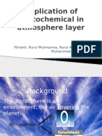 Application of Photochemical in Atmosphere Layer