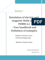 BA_Meng-Weifang Simulation of Electric Andagnetic Fields With FEMM