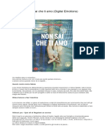 [ SCARICA ] Non Sai Che Ti Amo (Digital Emotions) PDF