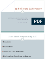 Engineering Software Laboratory: Mechanical Engineering Department Iit Kharagpur AUTUMN 2016