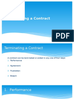 DF Terminating A Contract