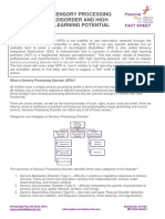 F05 150121 Sensory Processing Disorder and HLP