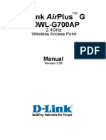 DWL G700AP Manual v2 20 EN UK PDF