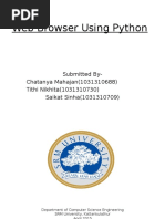 Web Browser Using Python
