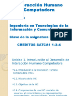 IHC Unidad 1. Introducción Al Desarrollo de HIC