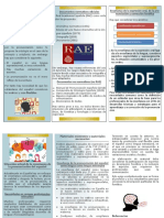 Triptico Estandar Oral y Enseñanza de La Pronunciación Del Español Como Primera Lengua y Lengua Extranjera