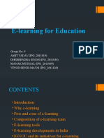 E-Learning For Education