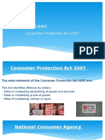DF Consumer Laws - Consumer Protection Act 2007