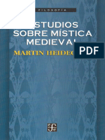 Heidegger Martin - Estudios Sobre Mistica Medieval PDF