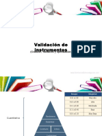 Validación Instrumentos: Creación, Validez y Confiabilidad