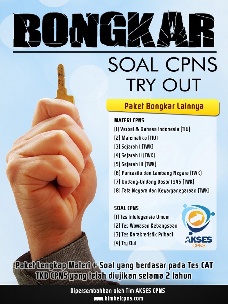 View Kunci Jawaban Try Out Cpns Bimbel Cpns PNG