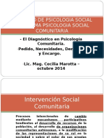 Intervención Diagnostico Comunitario