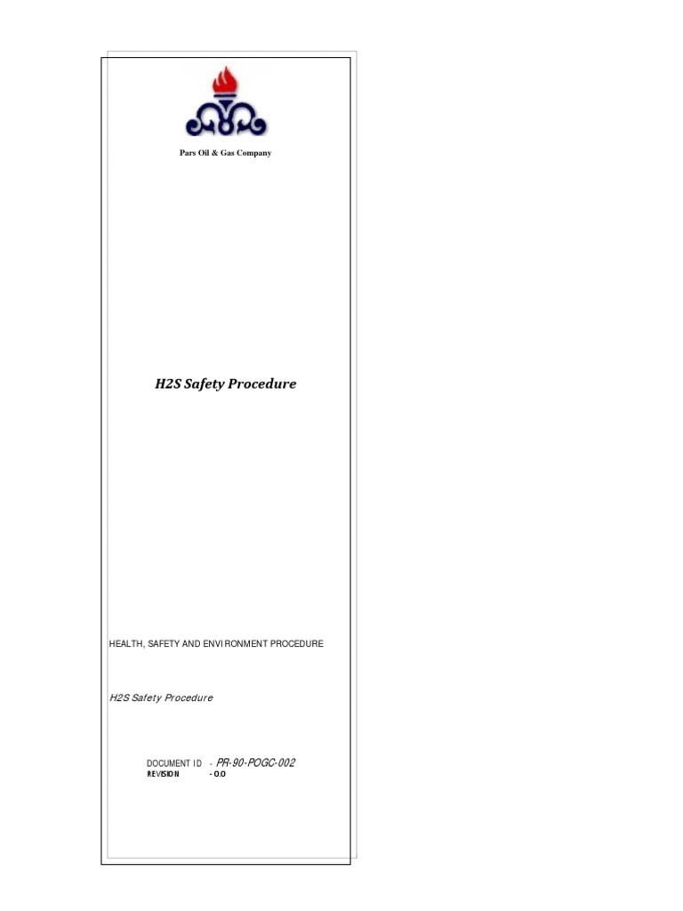 H2S Safety Procedures Overview | PDF